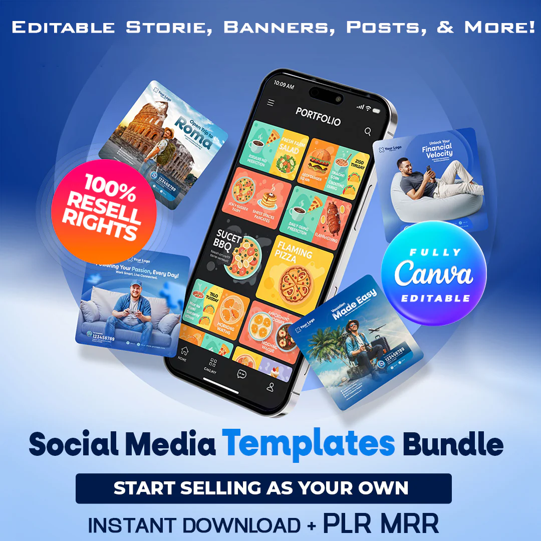 2250+ Editable Social Media Templates | Boost Engagement & Grow Your Brand for the Next 5+ Years - Image 4