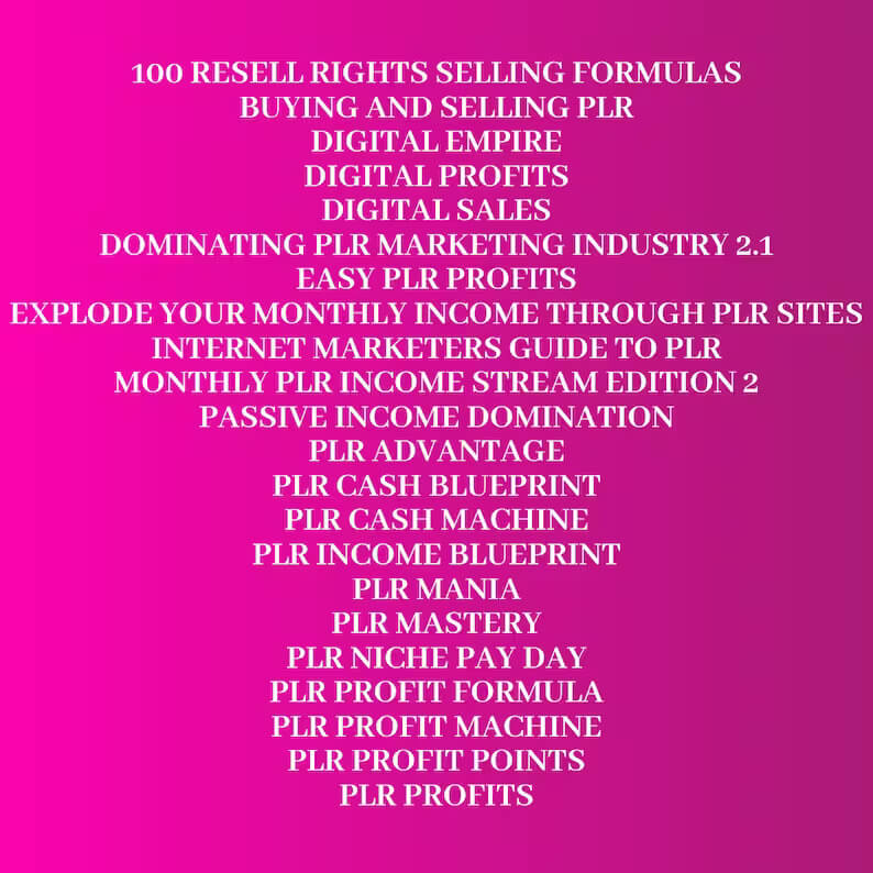 Learn How to Resell Digital with PLR & MRR | Reseller Super Pack - Image 4